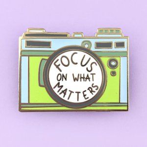 Jubly-Umph Originals Focus On What Matters Lapel Pin